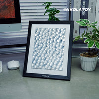 Precision CNC Alloy Laser Light Effect Art Frame