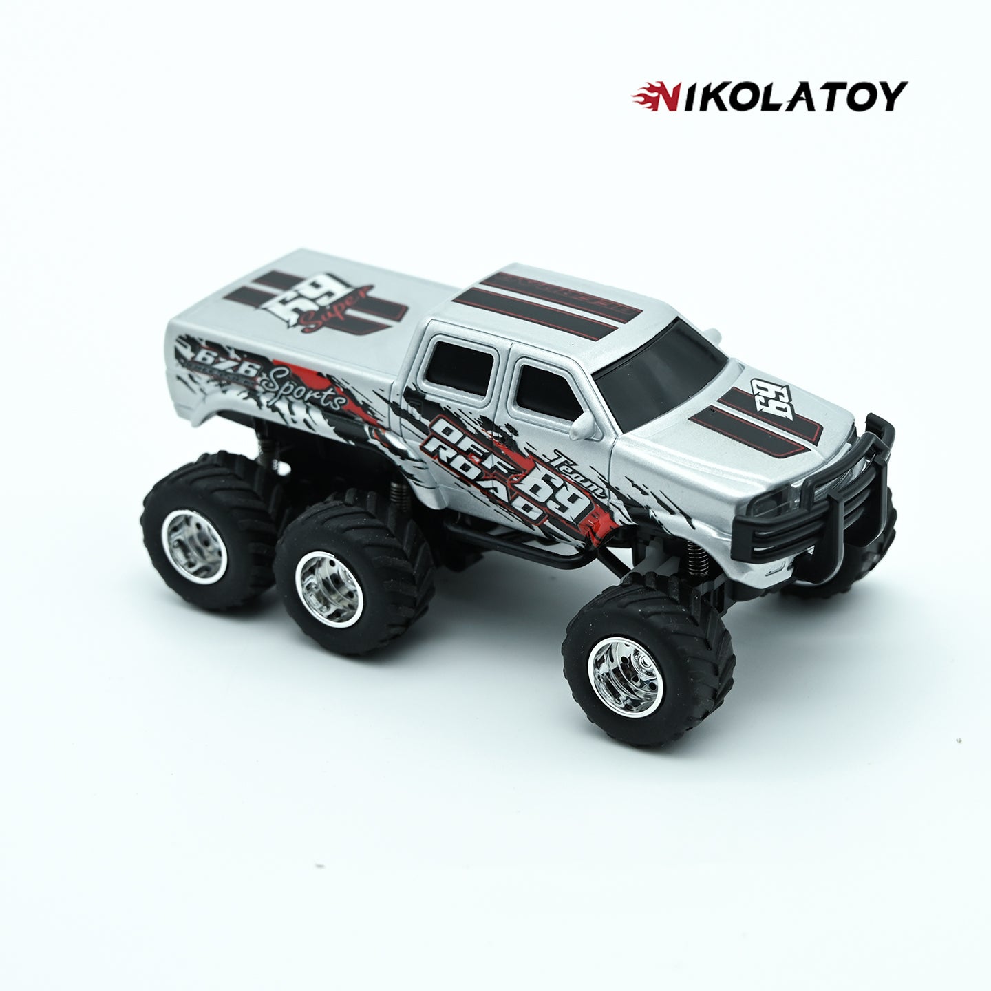 1:64 Six-Wheel ATV Vehicle Remote Control Car