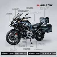 1/6 BMW R1250 GSADV Alloy Dynamic Motorcycle Model