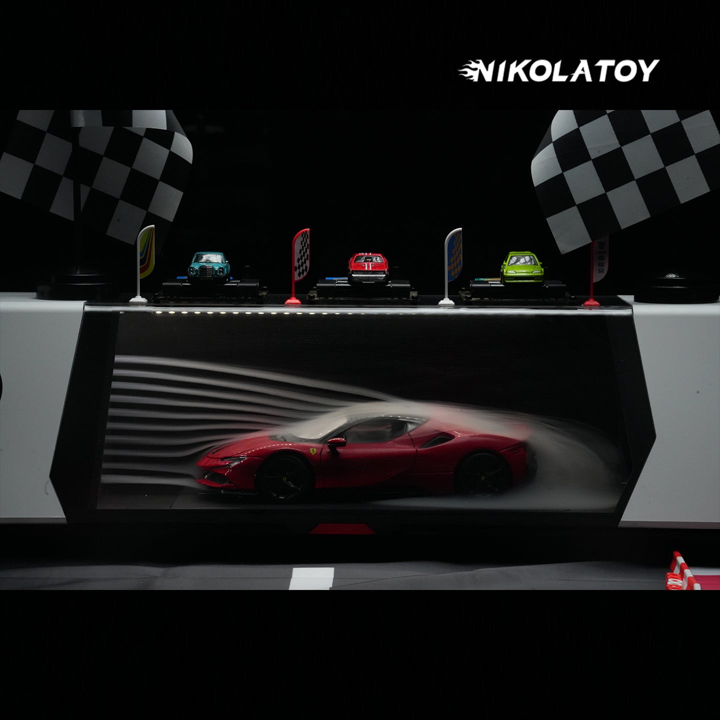 1:18 Windible Car Model Desktop Wind Tunnel Tester