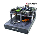 1:64 Electric Drift Turntable Car Model Parking Lot