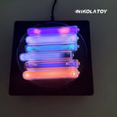Tesla Plasma Reaction Glass Sealed  Rare Gas Light-Emitting Tube
