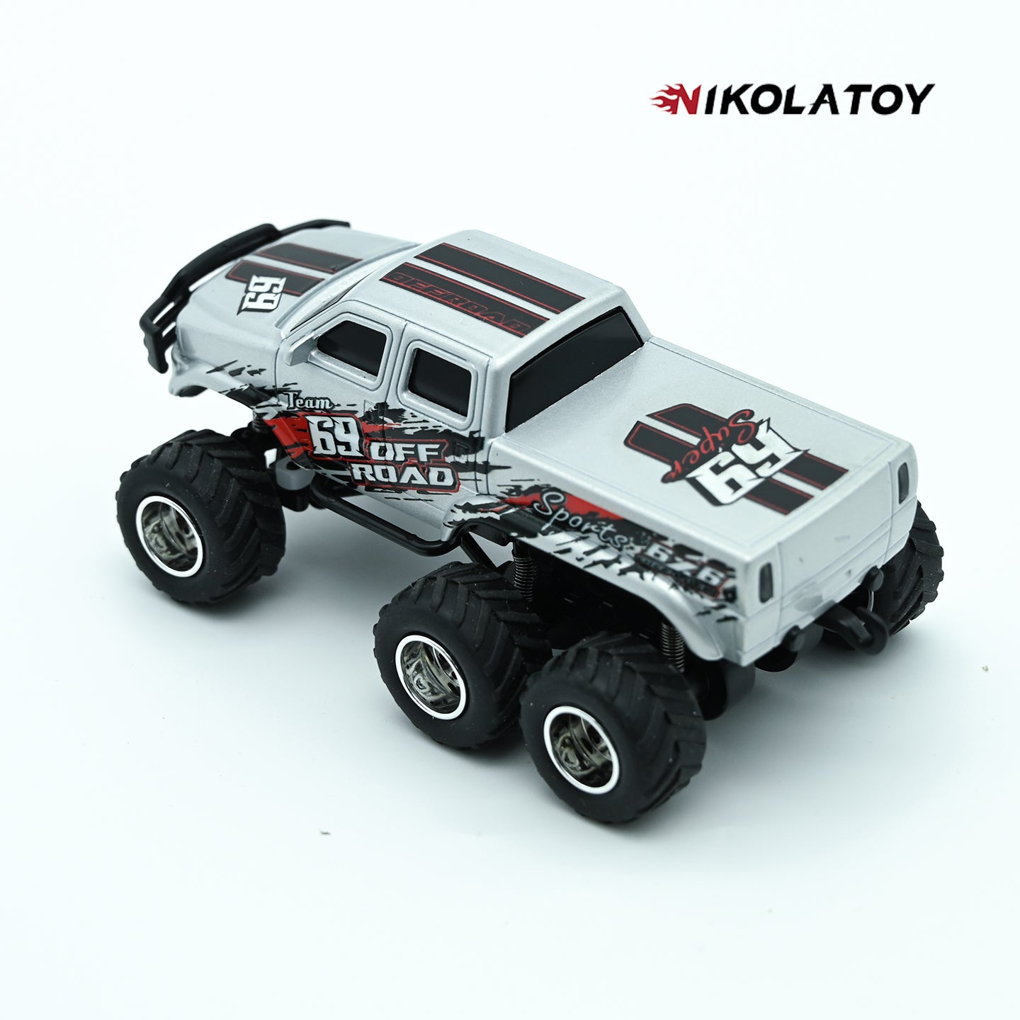 1:64 Six-Wheel ATV Vehicle Remote Control Car