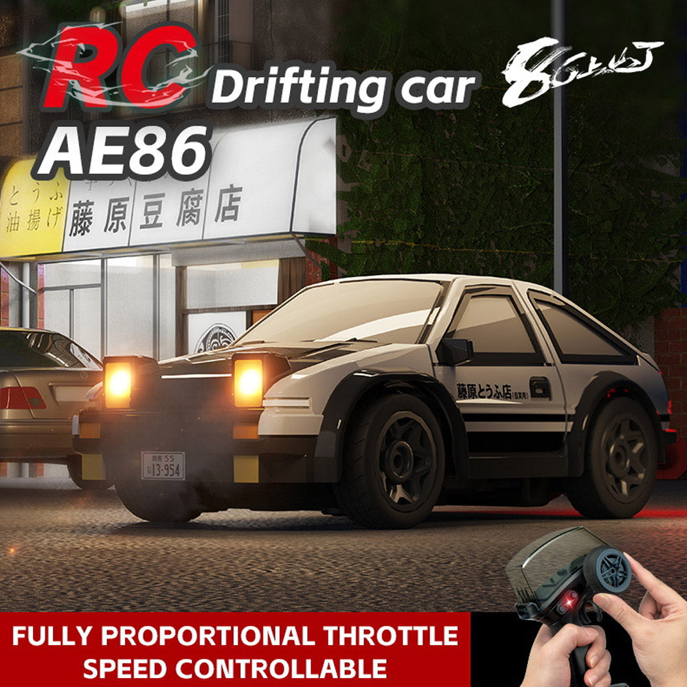 Mini AE86 Desktop Remote Control Car 1:64 Drifting Racing Car