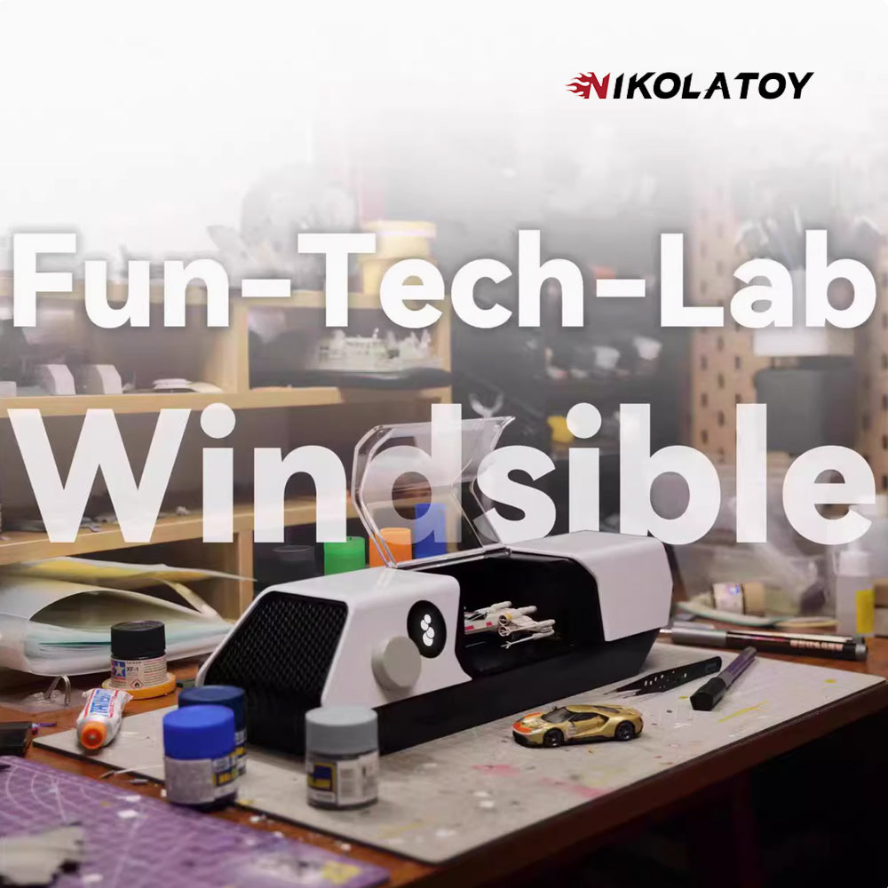 1:64 Windible car model desktop wind tunnel tester