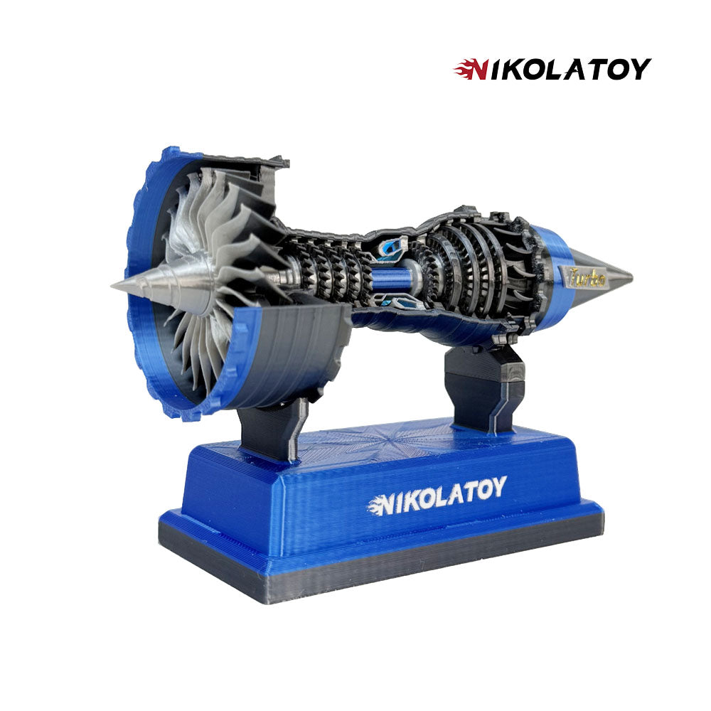 Miniature Trent 900 Turbofan Engine Model（12cm/4.8in）