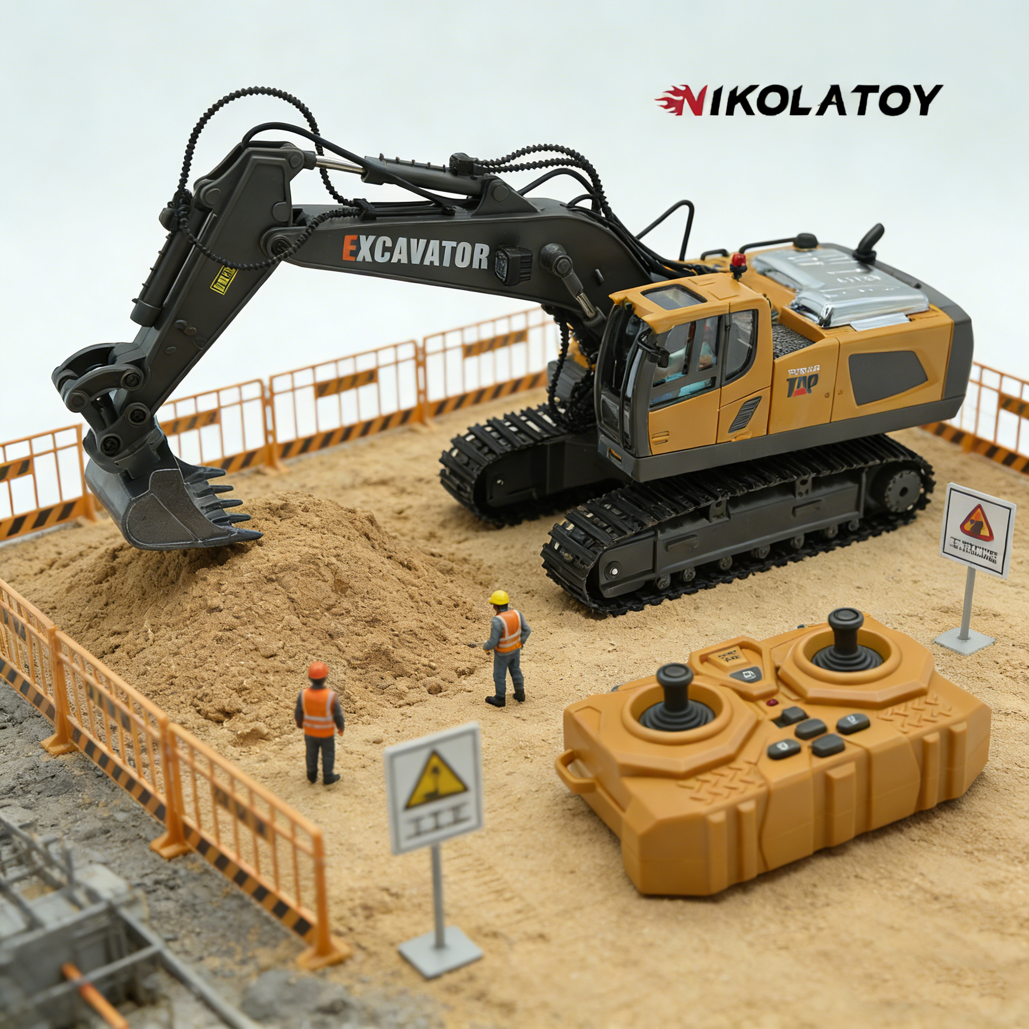 Alloy 3-IN-1 Multifunctional RC Excavator