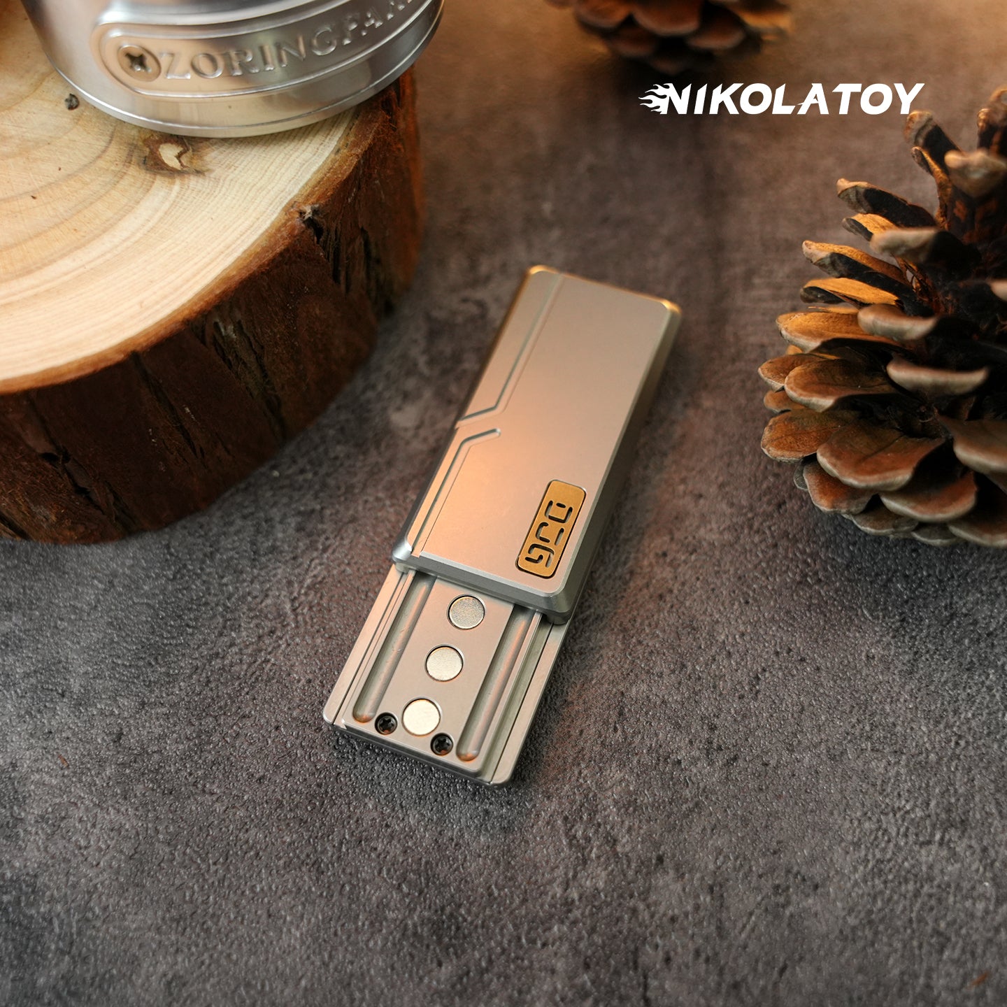 Titanium Alloy EDC Toy Dynamic Tuning Fork