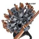 Highly Restored 9-Cylinder Radial Engine Model