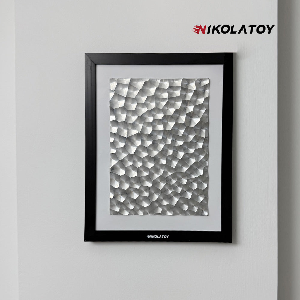 Precision CNC Alloy Laser Light Effect Art Frame
