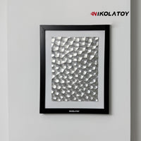 Precision CNC Alloy Laser Light Effect Art Frame