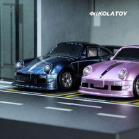 Miniature 1/64 AWD Remote Control Stunt Drifting Car - Porsche 911