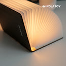 Black Walnut Folding Book Magnetic Night Light