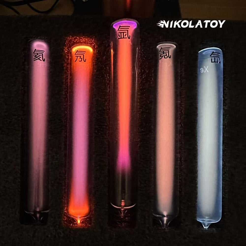 Tesla Plasma Reaction Glass Sealed  Rare Gas Light-Emitting Tube