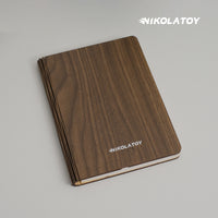 Black Walnut Folding Book Magnetic Night Light