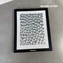 Precision CNC Alloy Laser Light Effect Art Frame