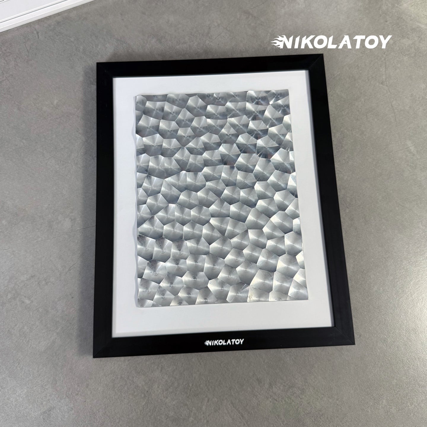 Precision CNC Alloy Laser Light Effect Art Frame
