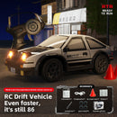 Mini AE86 Desktop Remote Control Car 1:64 Drifting Racing Car