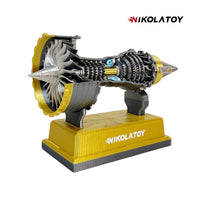 Miniature Trent 900 Turbofan Engine Model（12cm/4.8in）