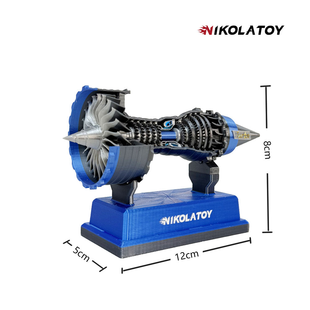 Miniature Trent 900 Turbofan Engine Model（12cm/4.8in）