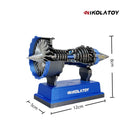 Miniature Trent 900 Turbofan Engine Model（12cm/4.8in）